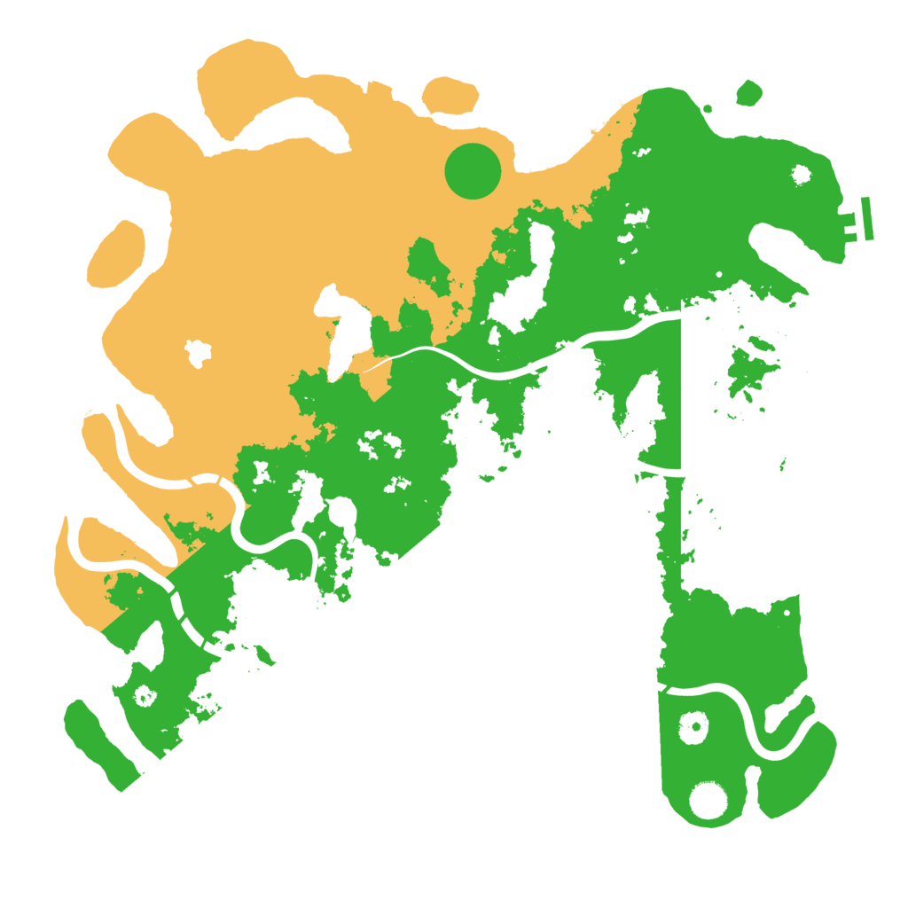 Biome Rust Map: Procedural Map, Size: 4250, Seed: 1305411925