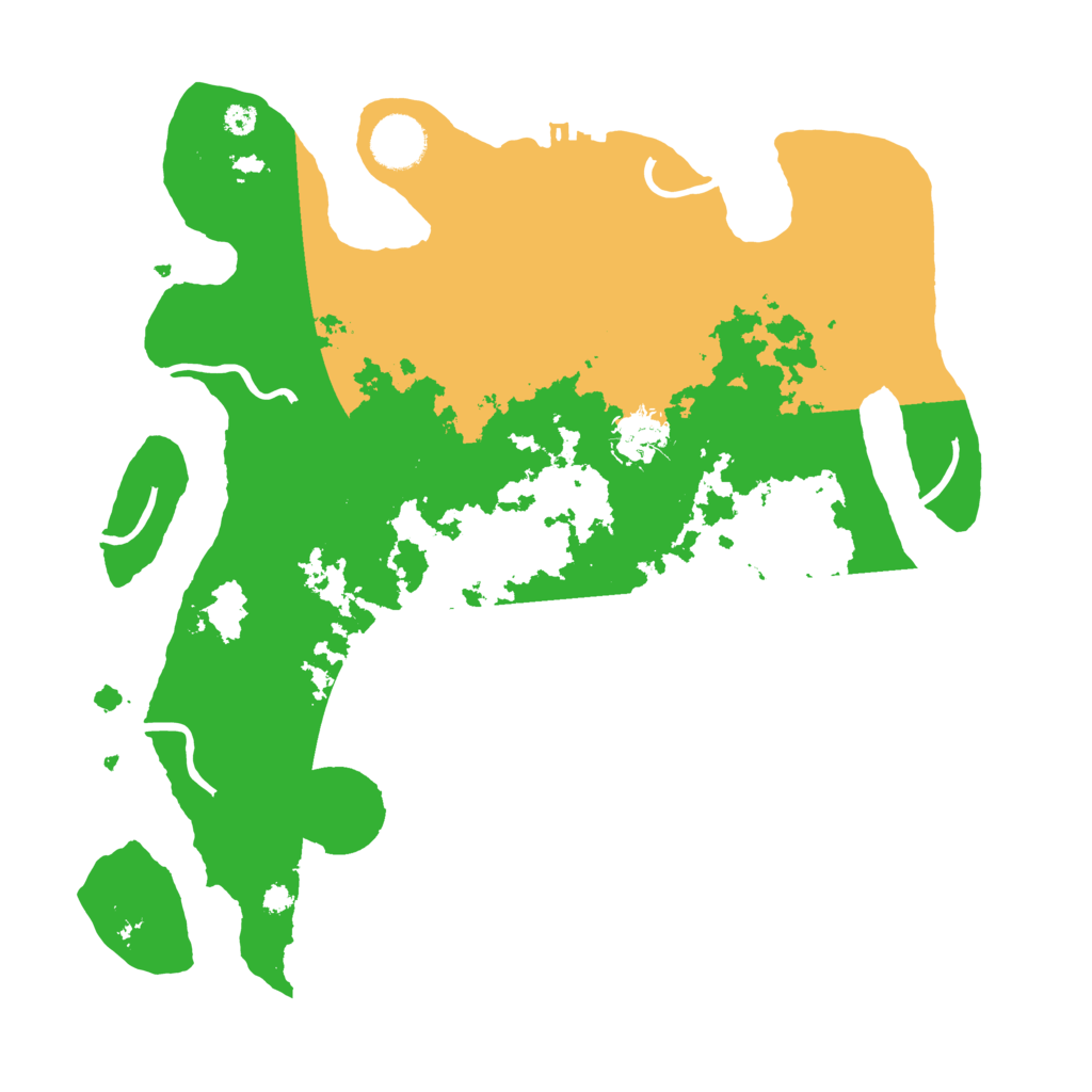 Biome Rust Map: Procedural Map, Size: 3500, Seed: 4236956