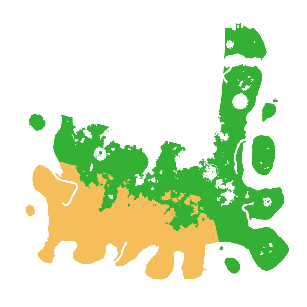 Biome Rust Map: Procedural Map, Size: 3500, Seed: 64179961