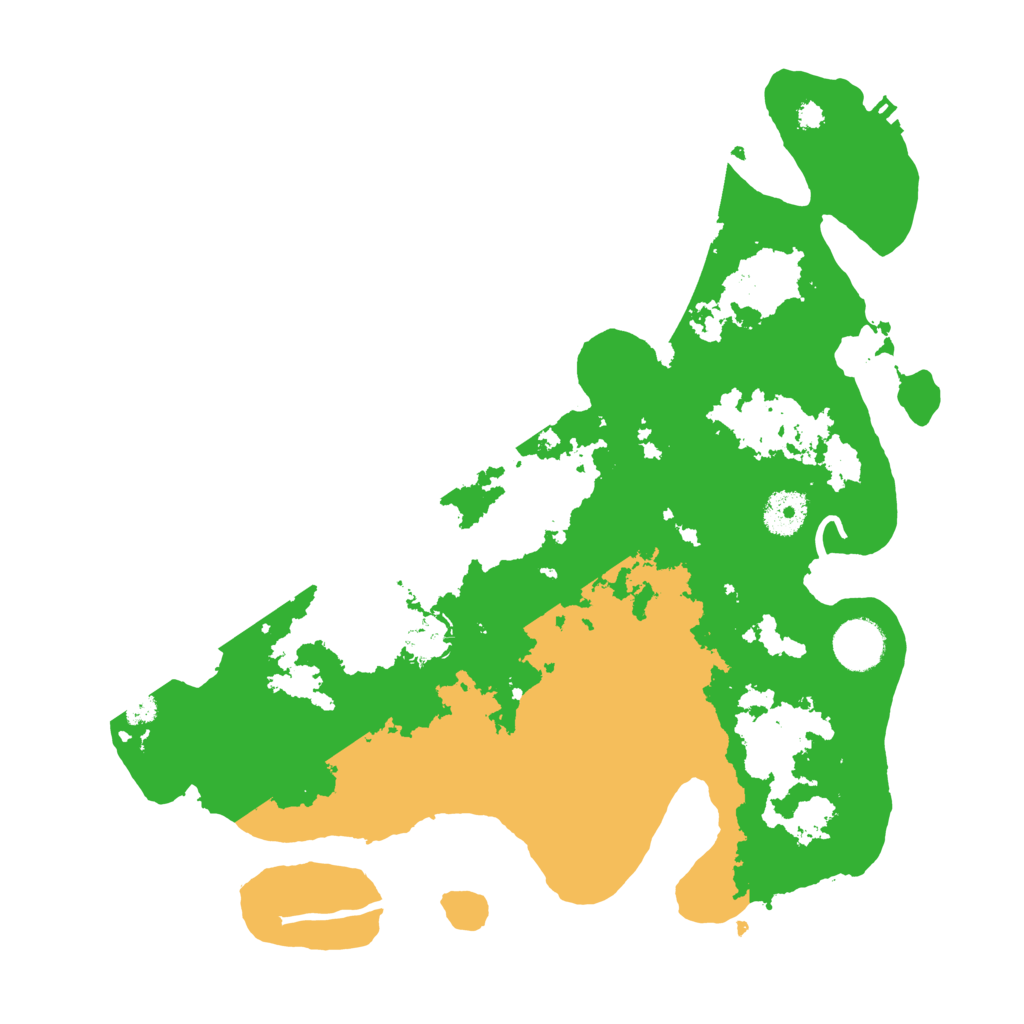 Biome Rust Map: Procedural Map, Size: 3500, Seed: 53795111