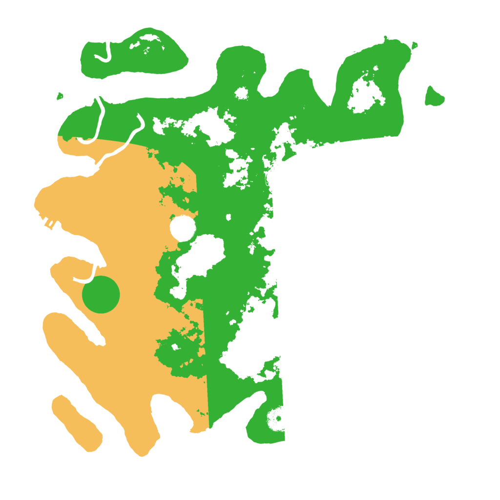 Biome Rust Map: Procedural Map, Size: 3500, Seed: 202301106