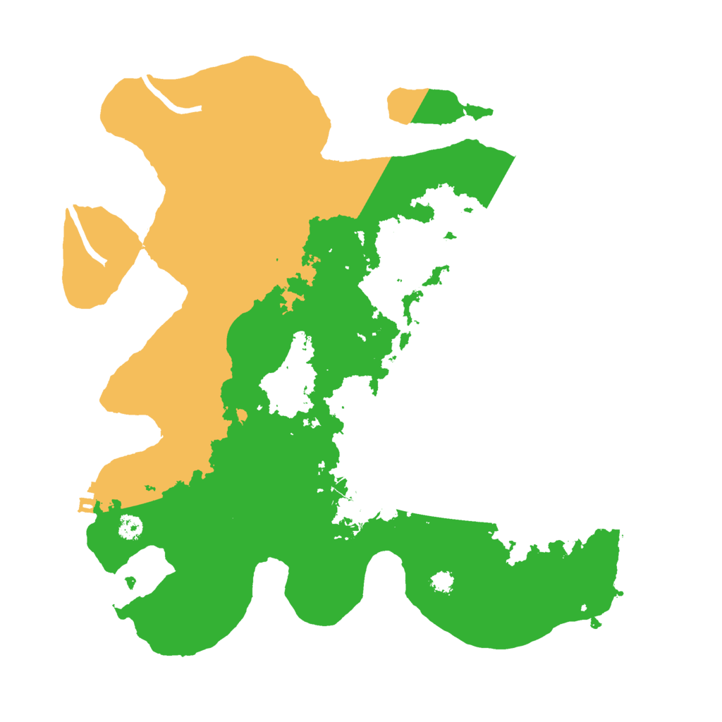 Biome Rust Map: Procedural Map, Size: 3000, Seed: 98244