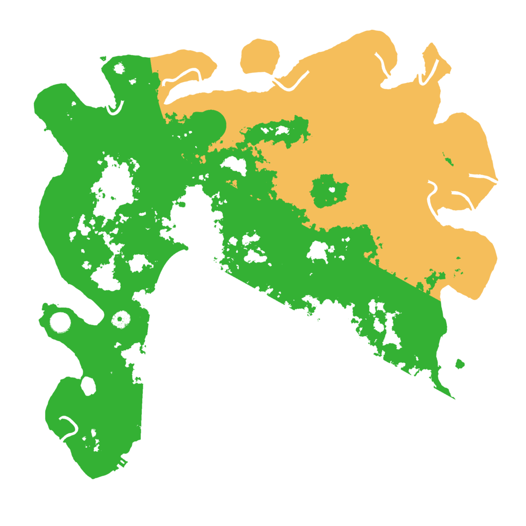 Biome Rust Map: Procedural Map, Size: 4500, Seed: 860968246