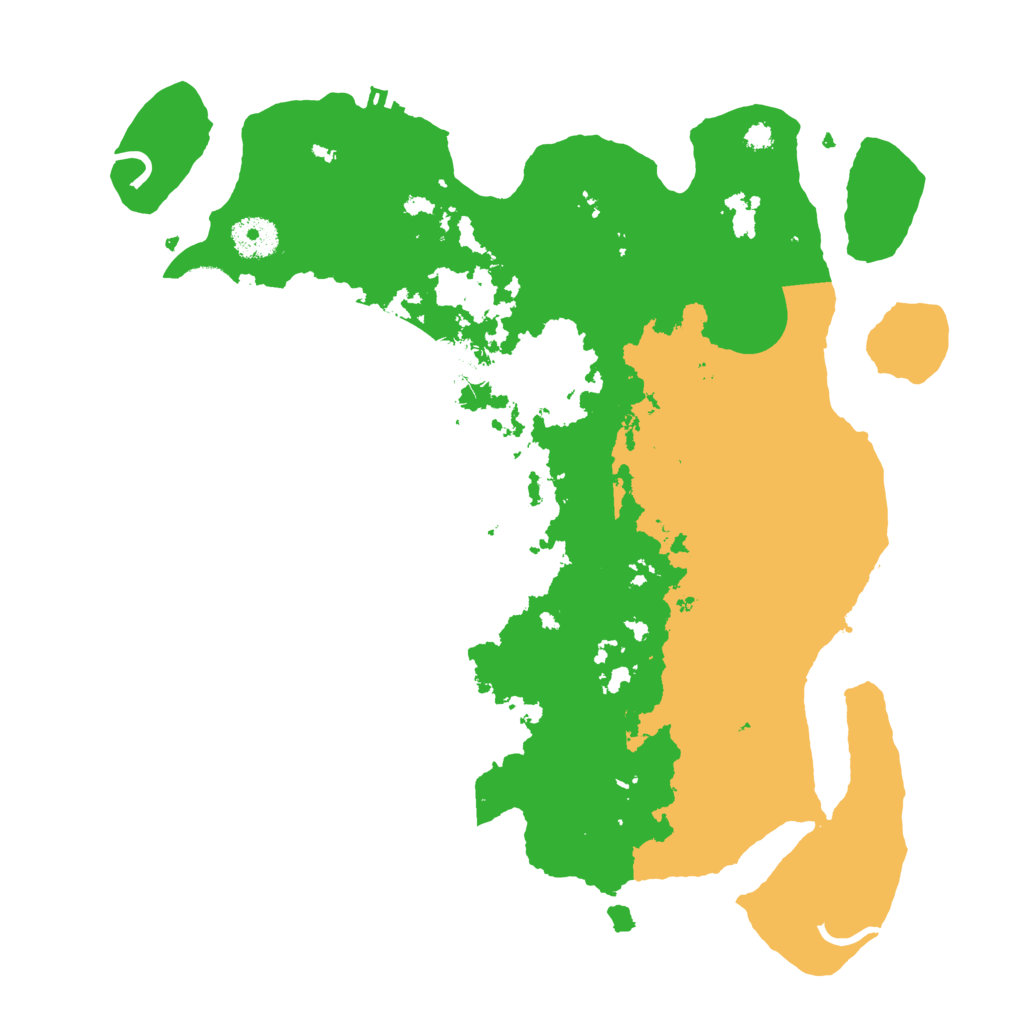 Biome Rust Map: Procedural Map, Size: 3500, Seed: 72145565