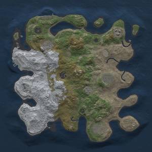 Thumbnail Rust Map: Procedural Map, Size: 3200, Seed: 27452186, 16 Monuments