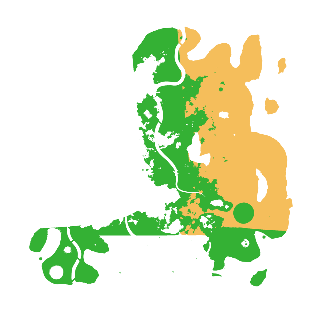 Biome Rust Map: Procedural Map, Size: 4000, Seed: 542011