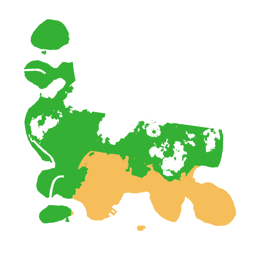 Biome Rust Map: Procedural Map, Size: 2800, Seed: 86097680