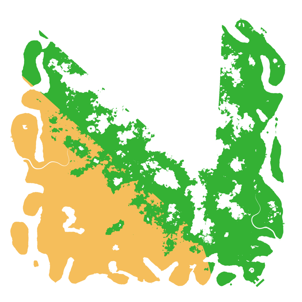 Biome Rust Map: Procedural Map, Size: 6000, Seed: 687862681