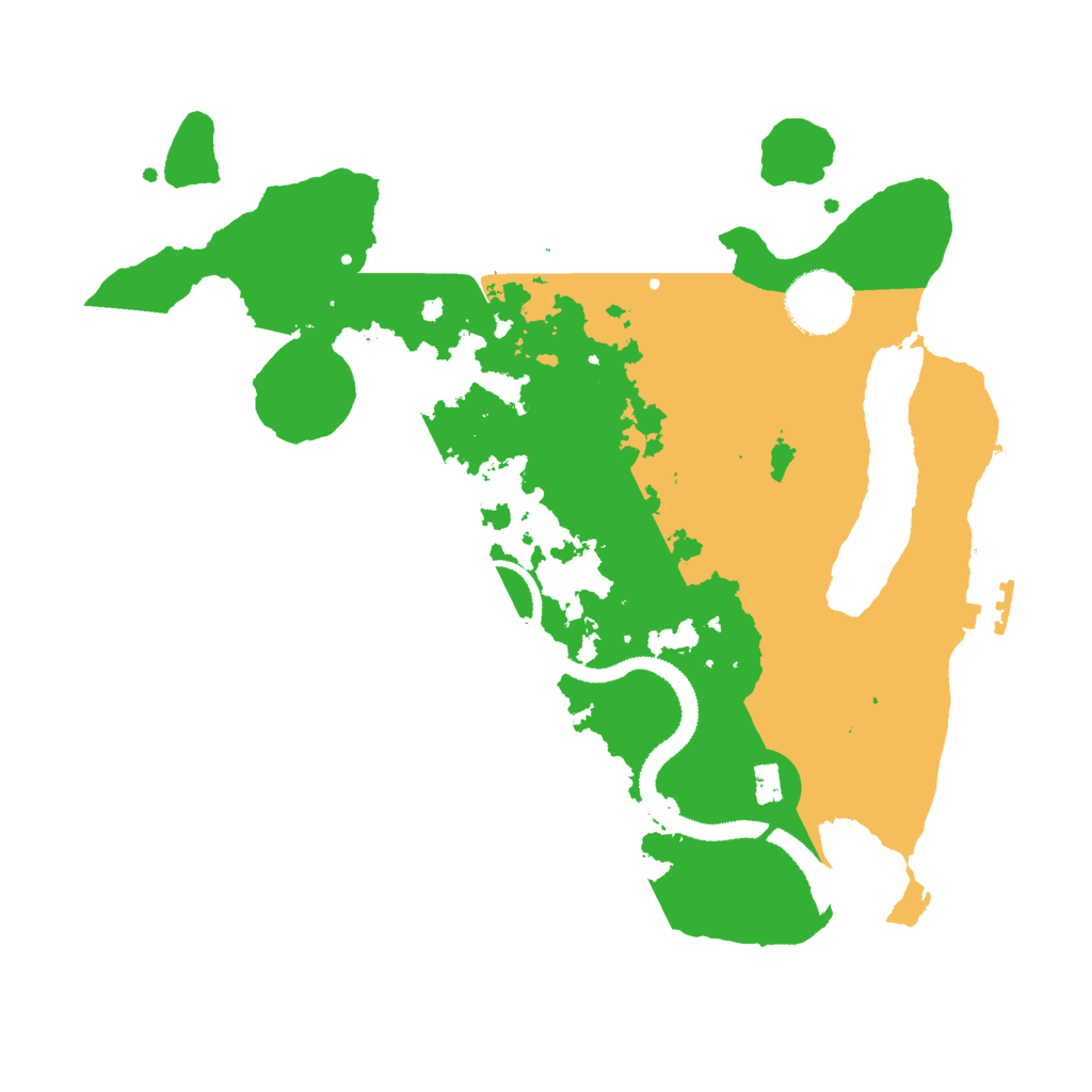 Biome Rust Map: Procedural Map, Size: 3000, Seed: 342087265
