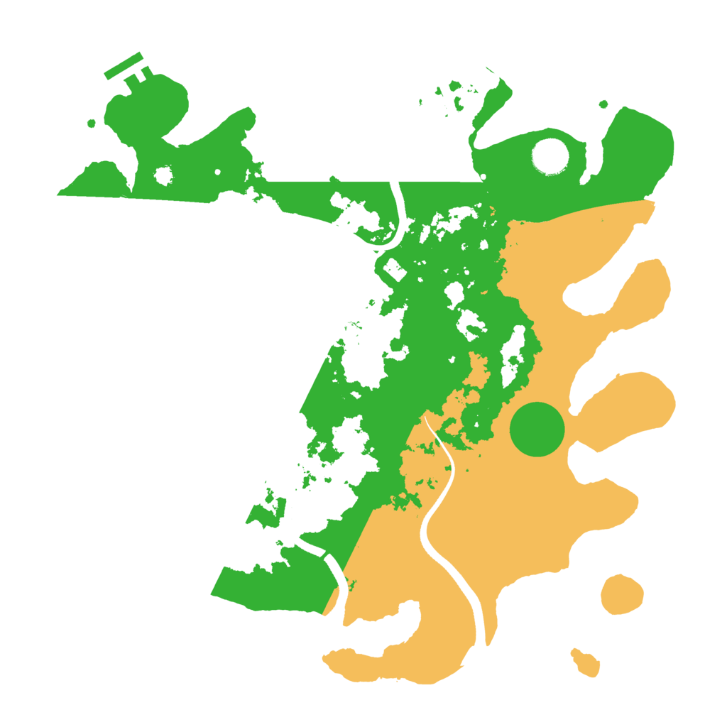 Biome Rust Map: Procedural Map, Size: 3500, Seed: 28724116