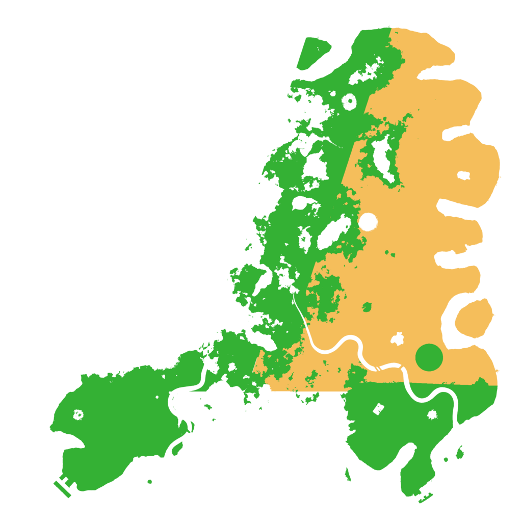 Biome Rust Map: Procedural Map, Size: 5000, Seed: 783452