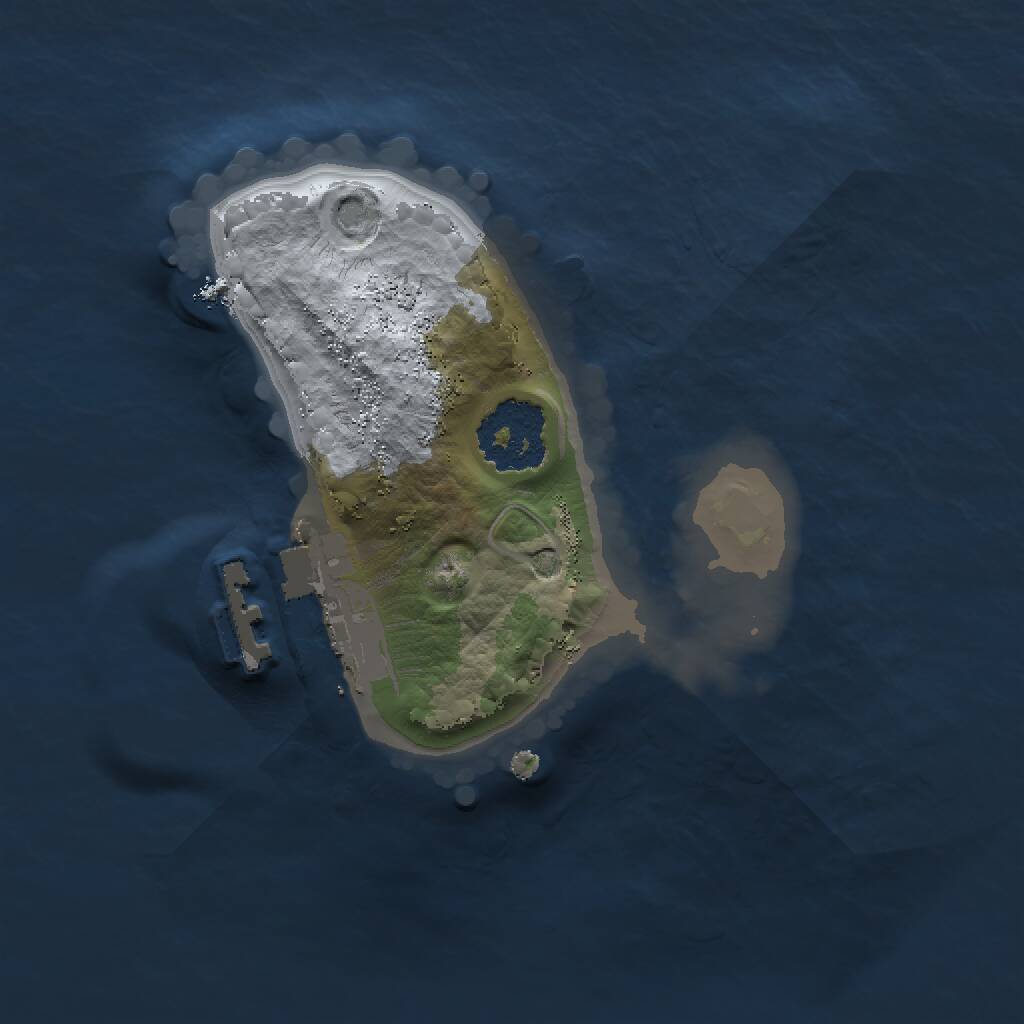 Rust Map: Procedural Map, Size: 1450, Seed: 539564394, 2 Monuments