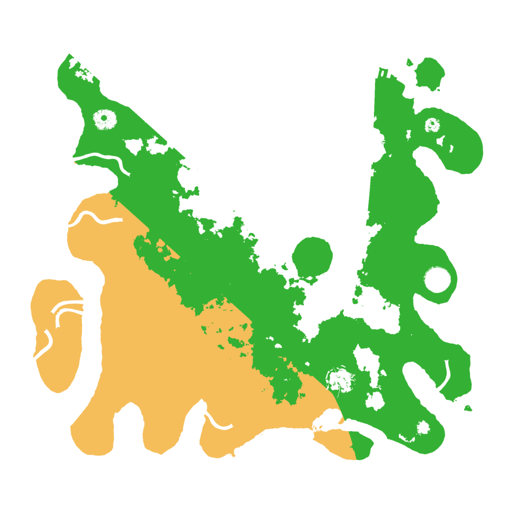 Biome Rust Map: Procedural Map, Size: 3500, Seed: 687862681