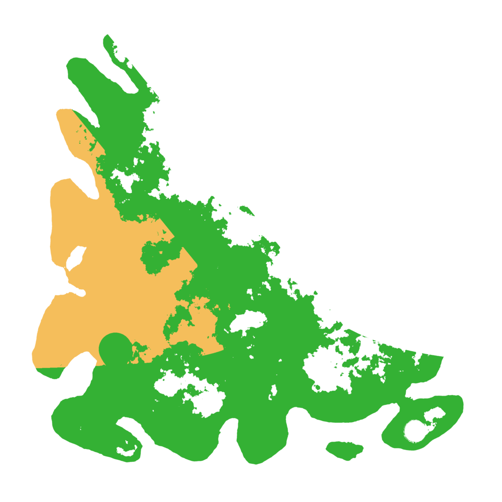 Biome Rust Map: Barren, Size: 4000, Seed: 4522