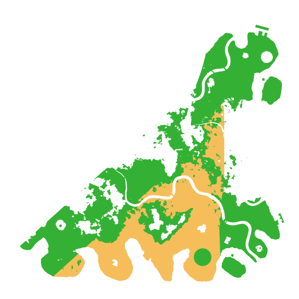 Biome Rust Map: Procedural Map, Size: 4500, Seed: 768650