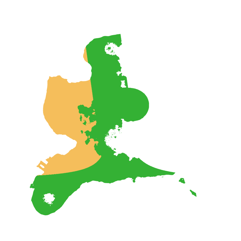 Biome Rust Map: Procedural Map, Size: 2000, Seed: 767803032