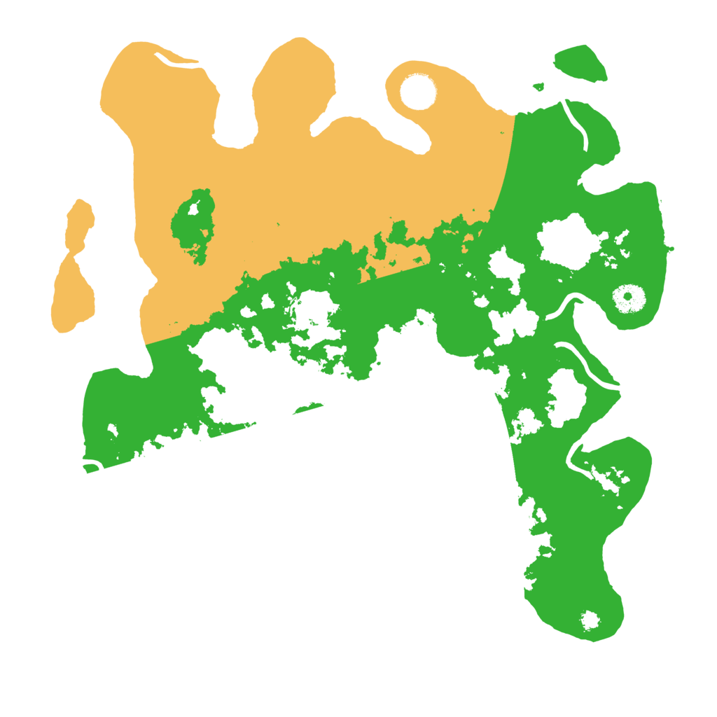 Biome Rust Map: Procedural Map, Size: 3500, Seed: 94256797