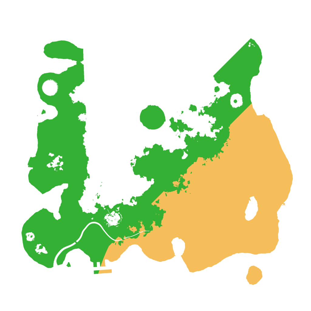 Biome Rust Map: Procedural Map, Size: 3500, Seed: 1966032292