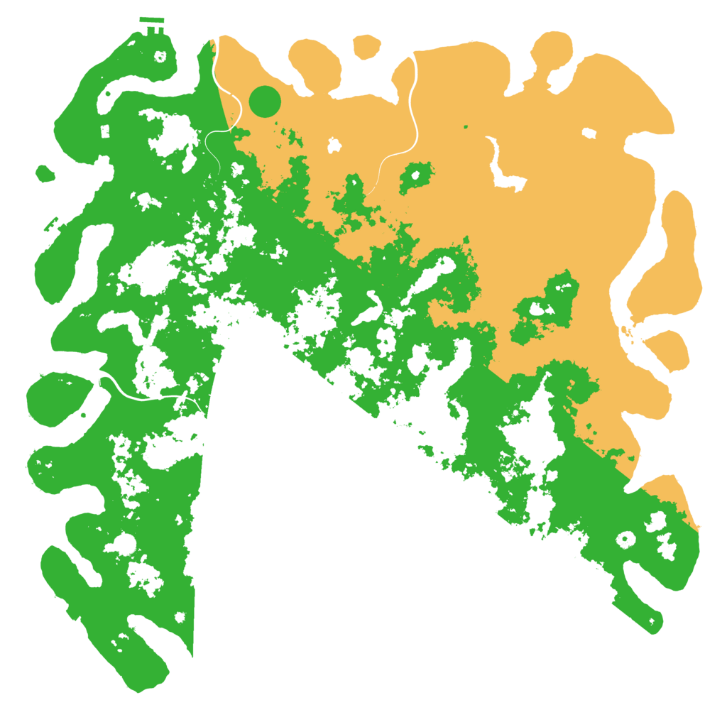 Biome Rust Map: Procedural Map, Size: 6000, Seed: 592