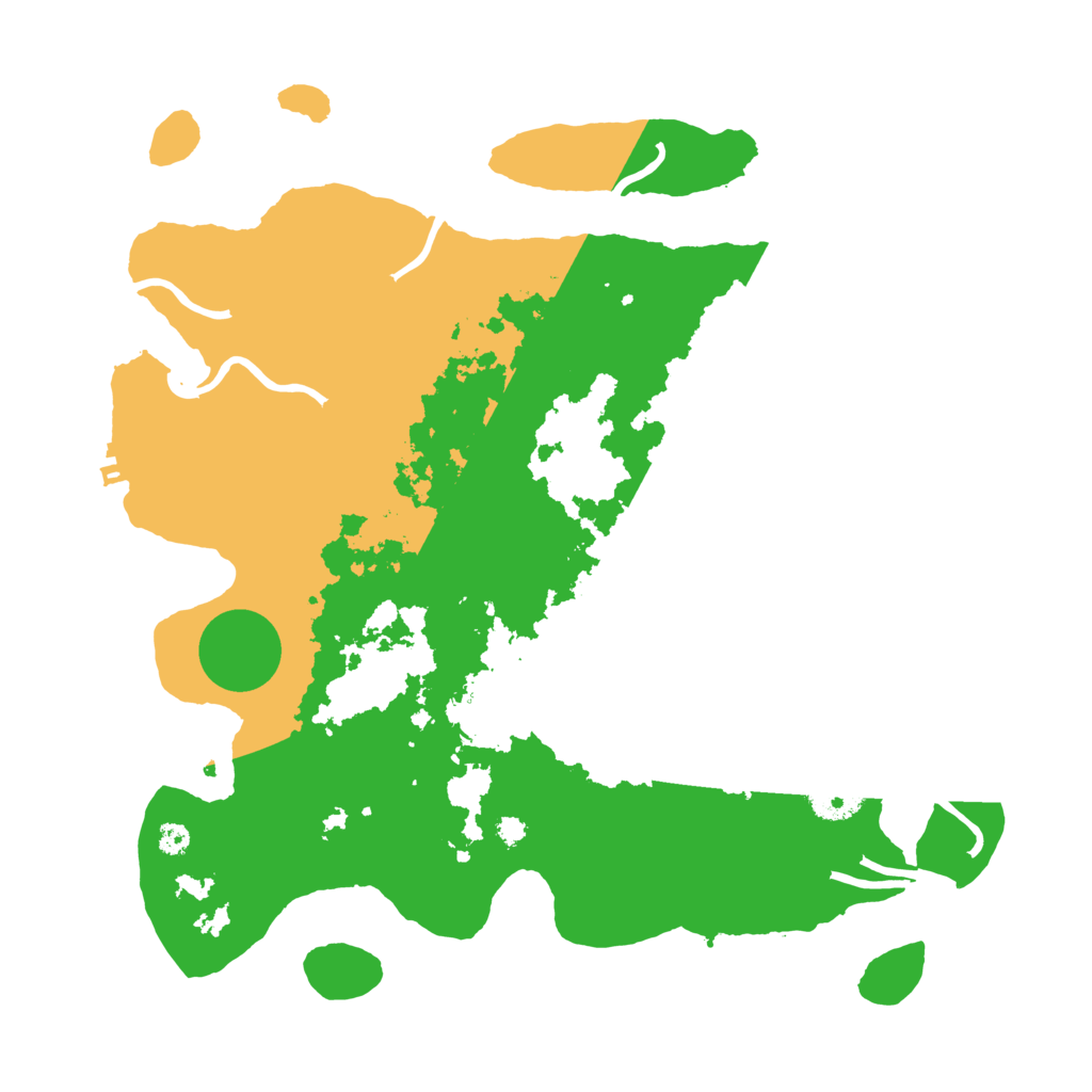 Biome Rust Map: Procedural Map, Size: 3500, Seed: 12154214