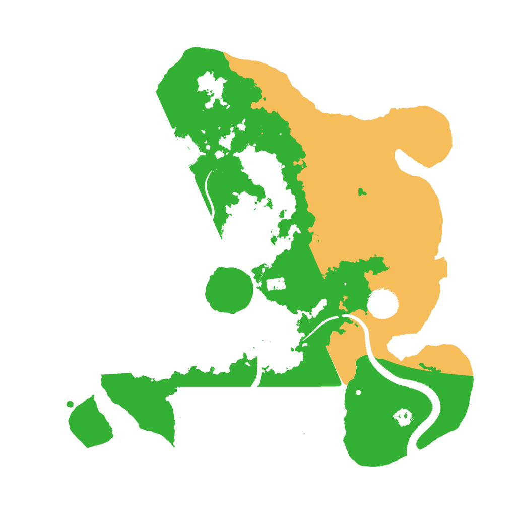 Biome Rust Map: Procedural Map, Size: 3000, Seed: 343674284