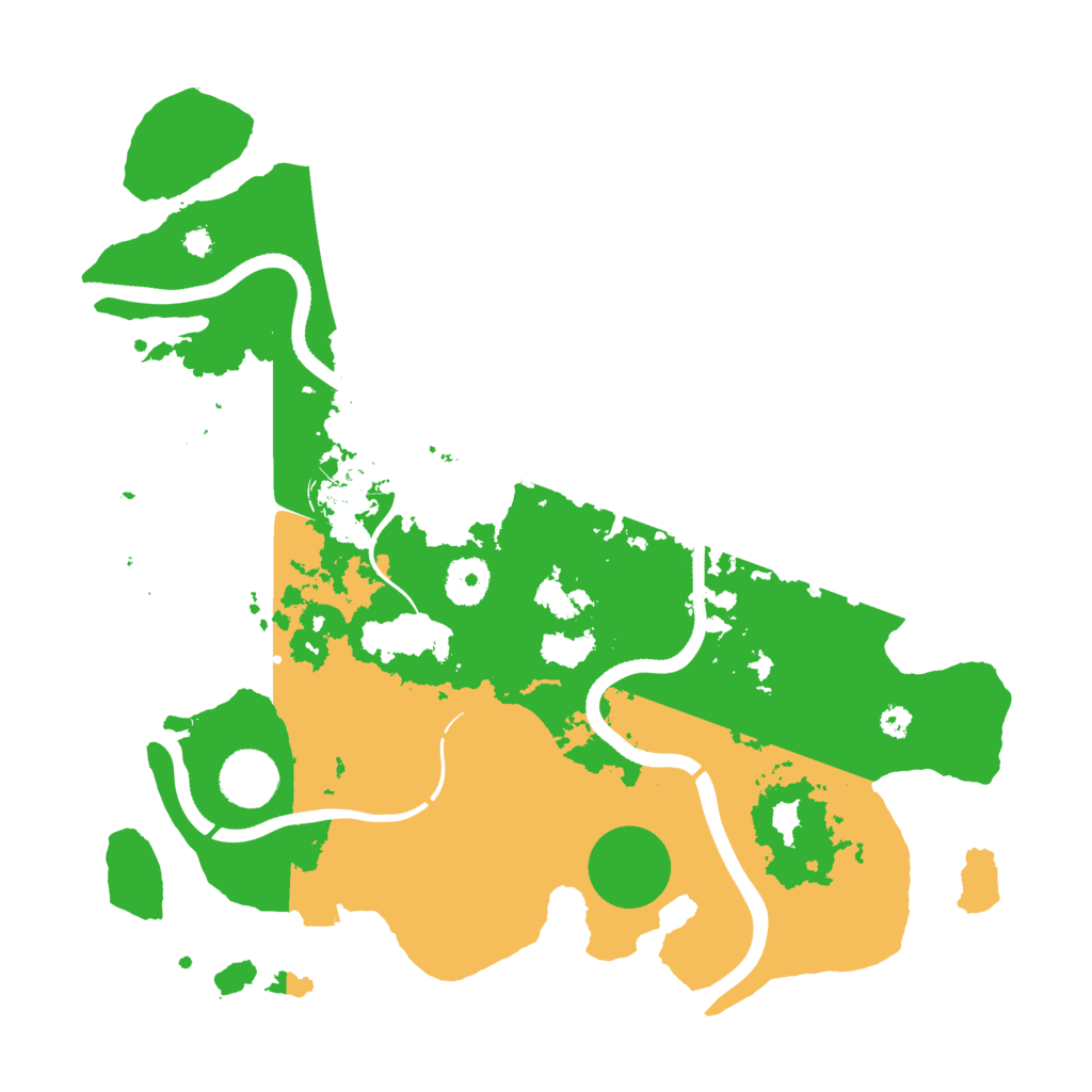 Biome Rust Map: Procedural Map, Size: 3500, Seed: 716219536