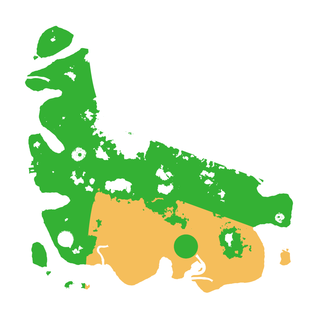 Biome Rust Map: Procedural Map, Size: 3500, Seed: 716219536