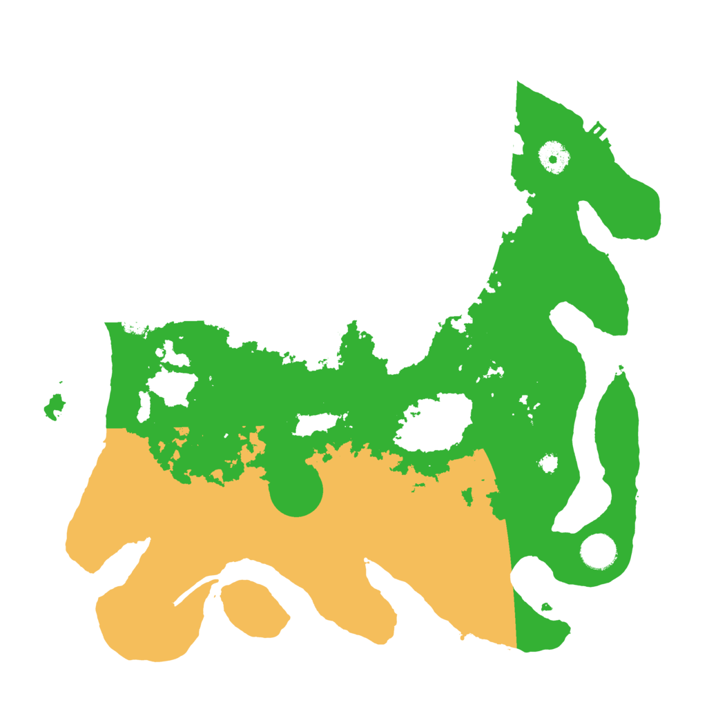 Biome Rust Map: Procedural Map, Size: 3500, Seed: 477722424