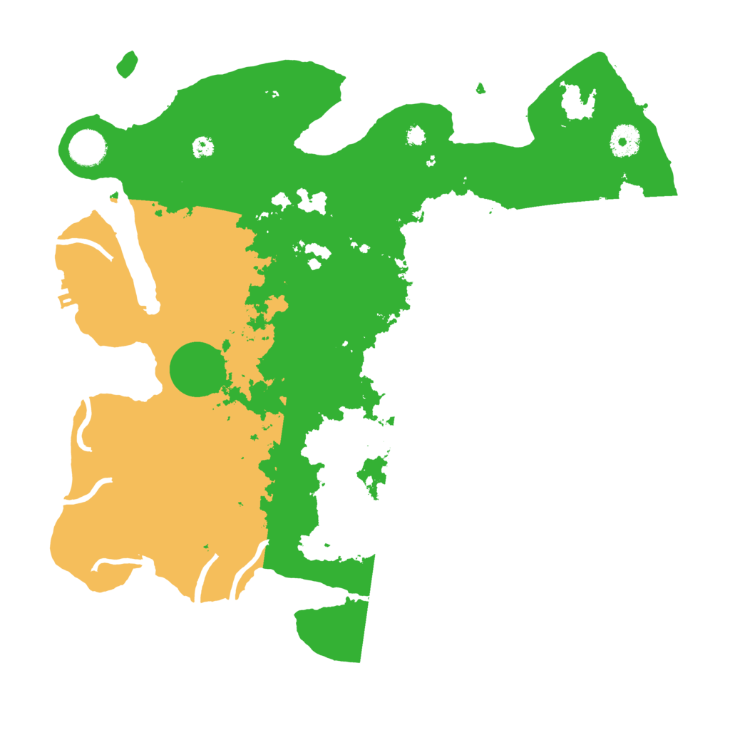 Biome Rust Map: Procedural Map, Size: 3500, Seed: 17819