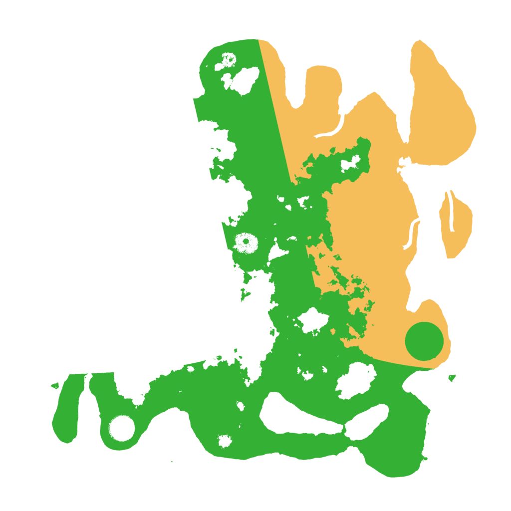 Biome Rust Map: Procedural Map, Size: 3500, Seed: 88421045
