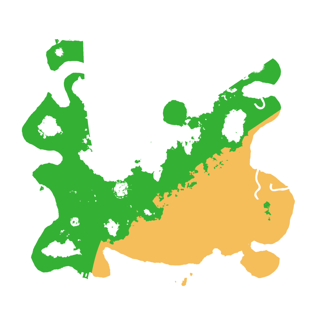 Biome Rust Map: Procedural Map, Size: 3500, Seed: 55304930