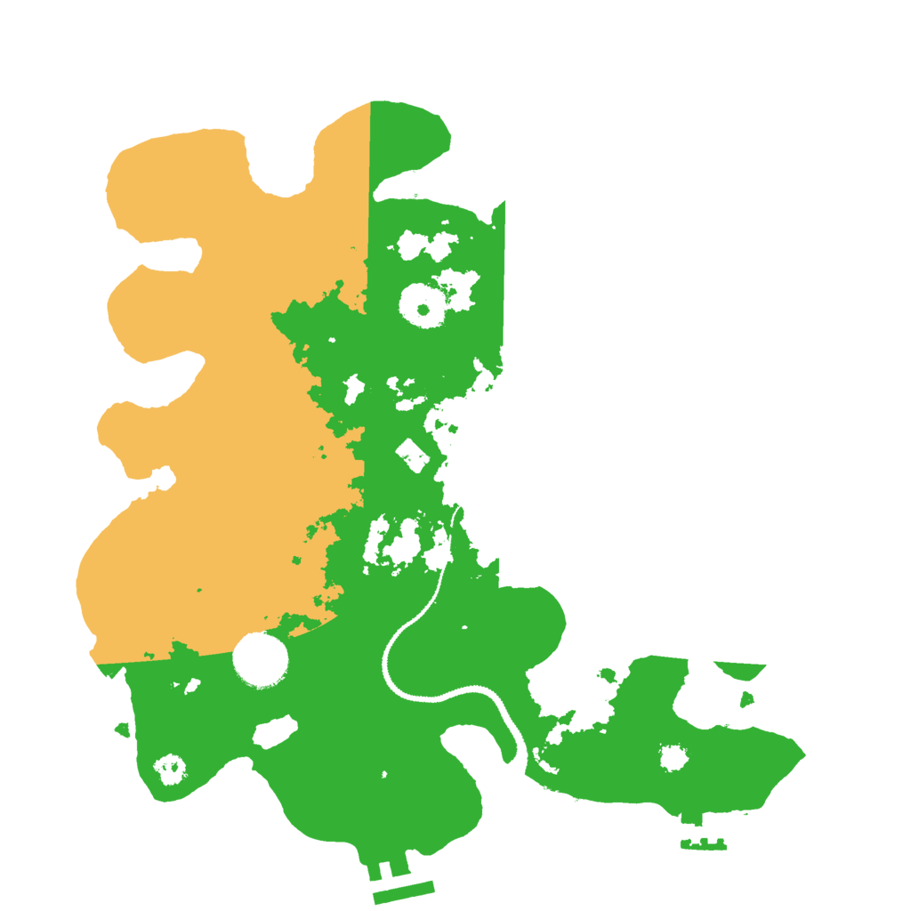 Biome Rust Map: Procedural Map, Size: 3000, Seed: 2115989707