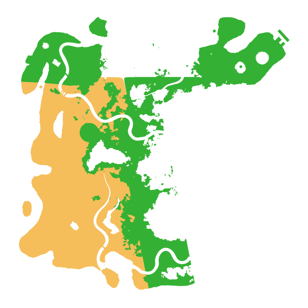Biome Rust Map: Procedural Map, Size: 4250, Seed: 128814109