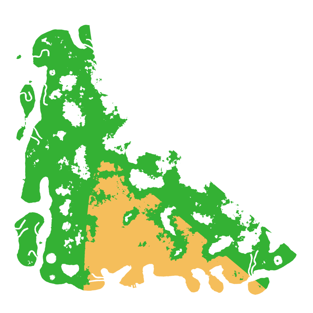 Biome Rust Map: Procedural Map, Size: 5500, Seed: 6102351