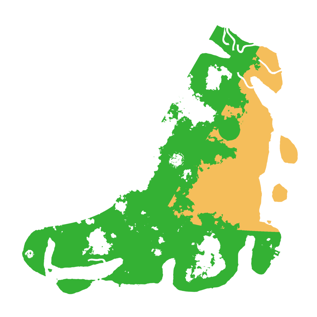 Biome Rust Map: Procedural Map, Size: 4000, Seed: 485217