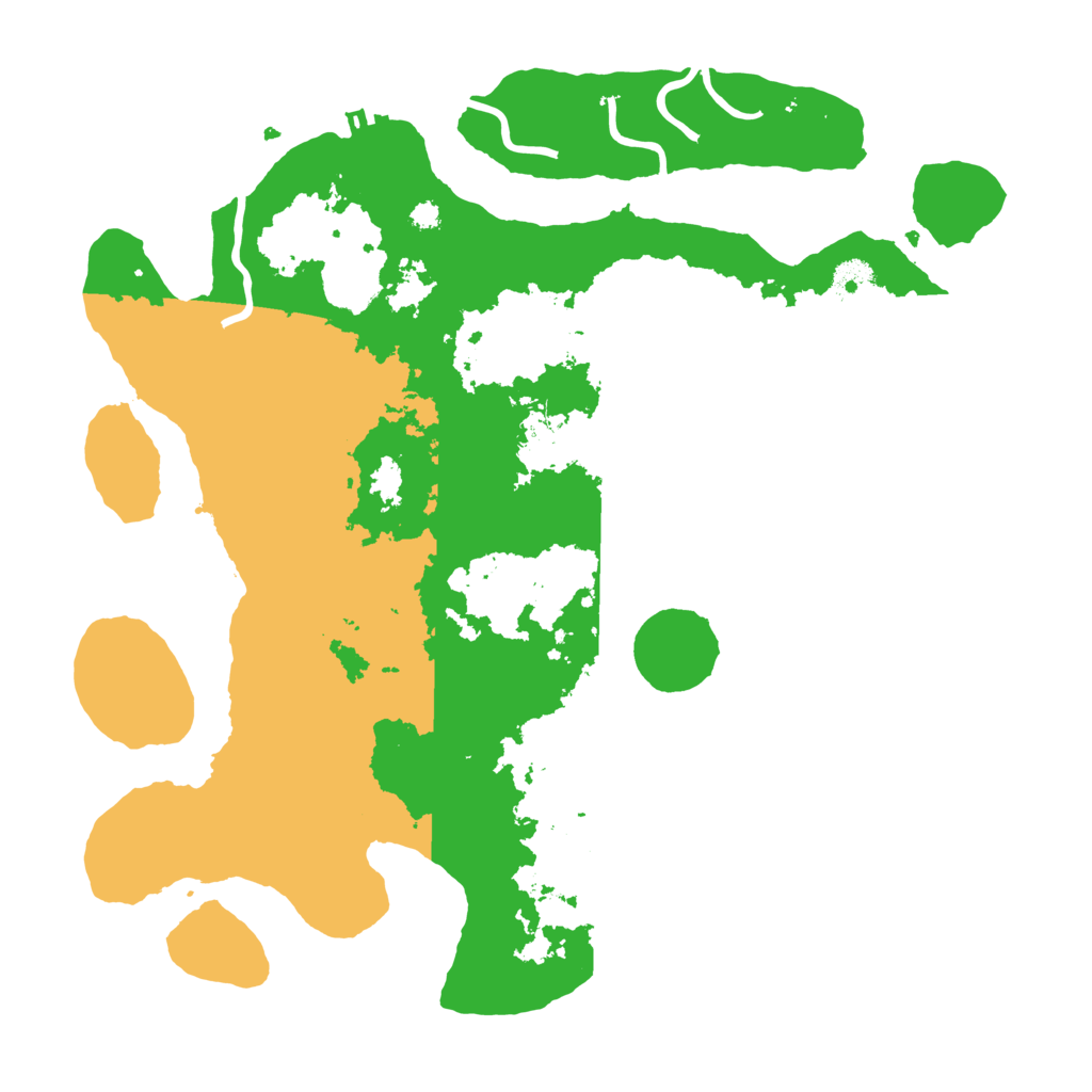 Biome Rust Map: Procedural Map, Size: 3500, Seed: 57045972