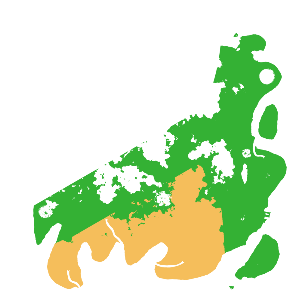Biome Rust Map: Procedural Map, Size: 3600, Seed: 130581744