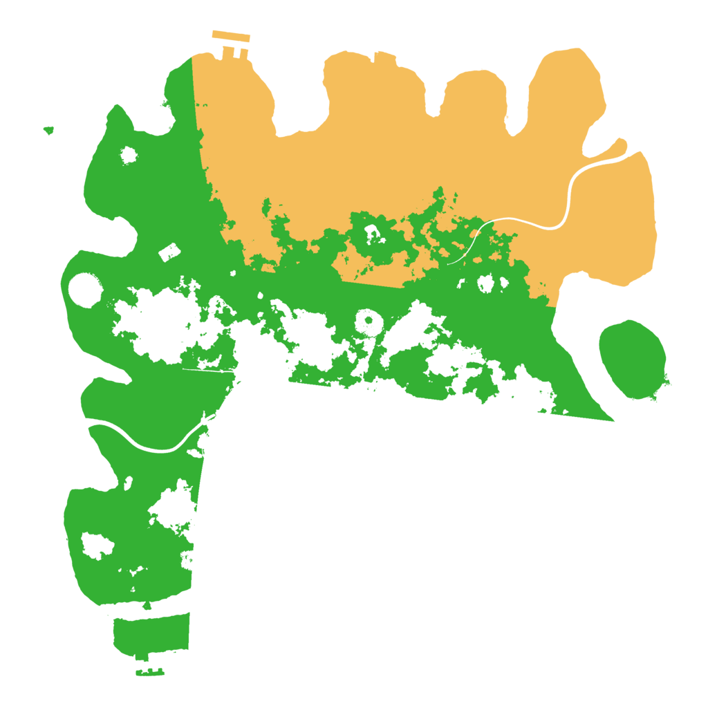 Biome Rust Map: Procedural Map, Size: 3800, Seed: 724923719