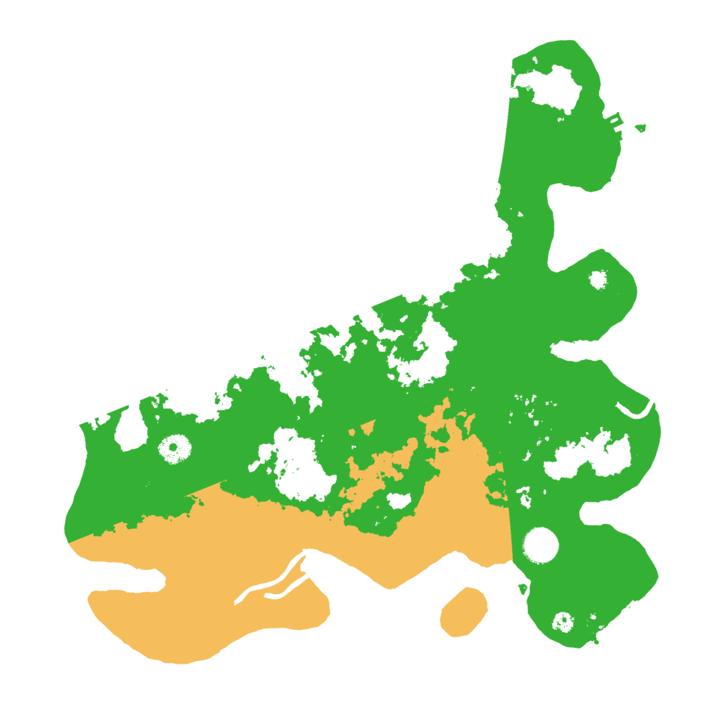 Biome Rust Map: Procedural Map, Size: 3500, Seed: 70100237