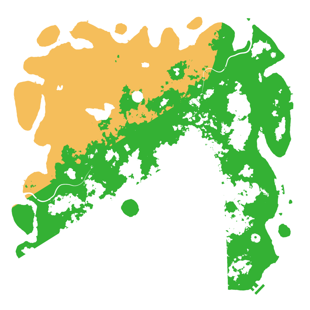 Biome Rust Map: Procedural Map, Size: 5000, Seed: 2364880