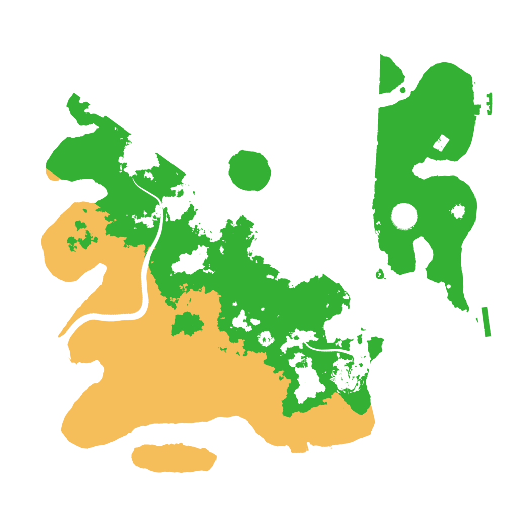 Biome Rust Map: Procedural Map, Size: 3500, Seed: 21764839