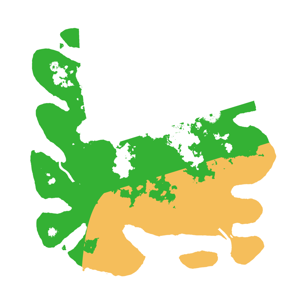 Biome Rust Map: Procedural Map, Size: 3000, Seed: 4214145