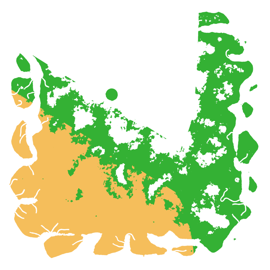 Biome Rust Map: Procedural Map, Size: 6000, Seed: 817840780
