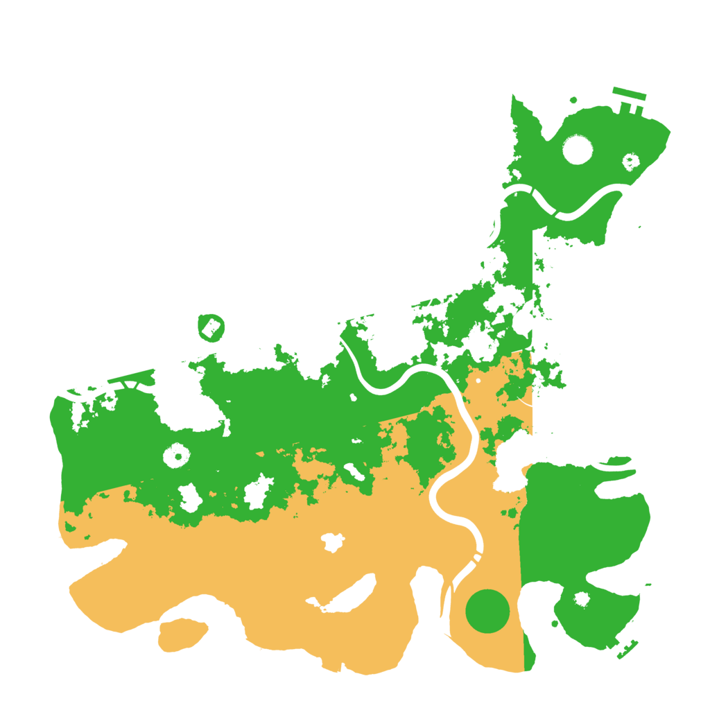 Biome Rust Map: Procedural Map, Size: 4250, Seed: 25295