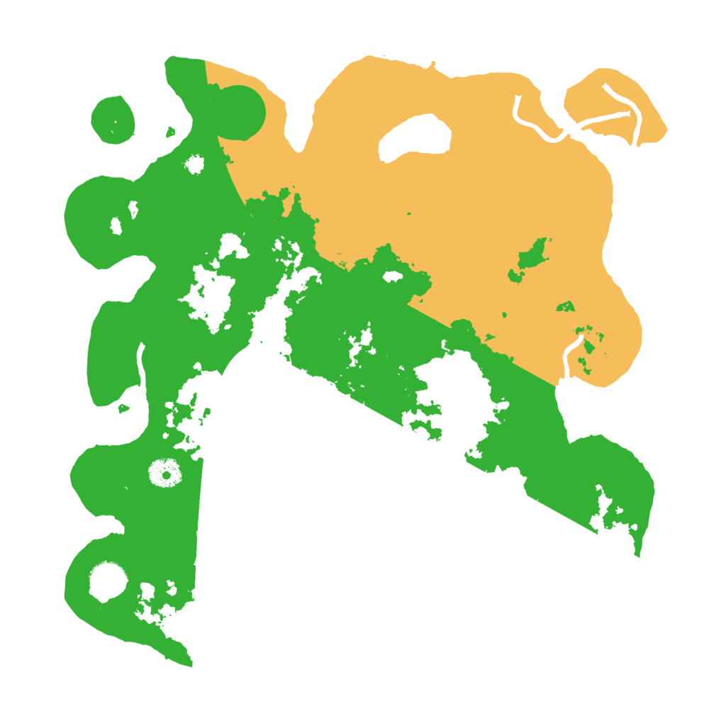 Biome Rust Map: Procedural Map, Size: 3500, Seed: 51491796