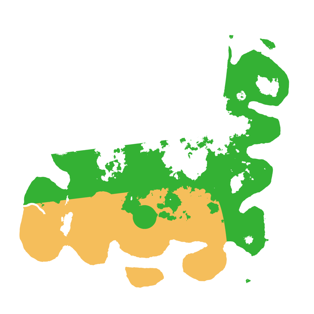 Biome Rust Map: Procedural Map, Size: 3500, Seed: 89442817