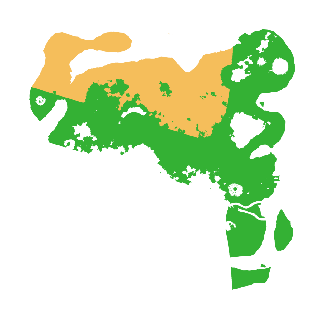 Biome Rust Map: Procedural Map, Size: 3500, Seed: 1045037007