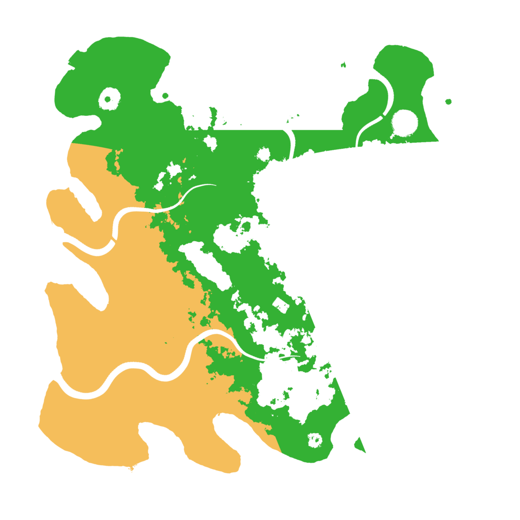 Biome Rust Map: Procedural Map, Size: 3500, Seed: 1590901462