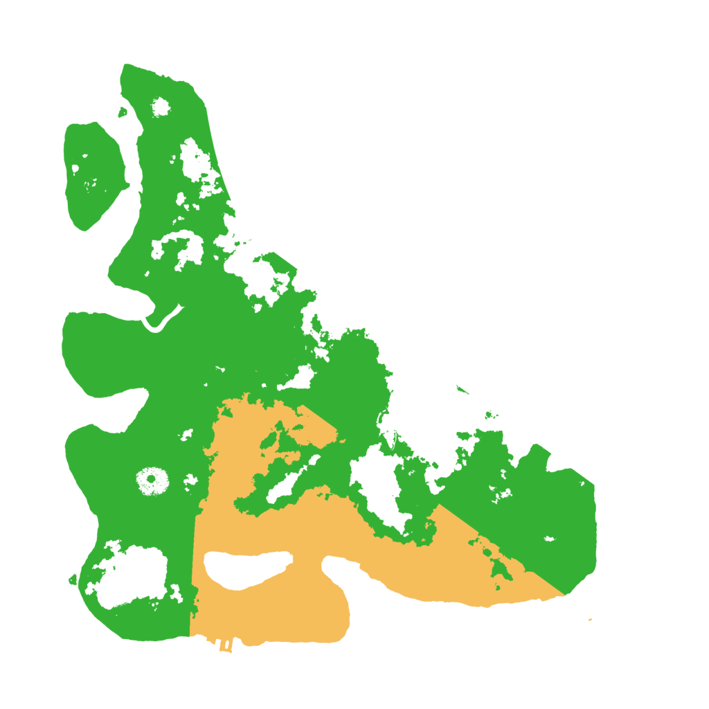 Biome Rust Map: Procedural Map, Size: 3500, Seed: 85246377