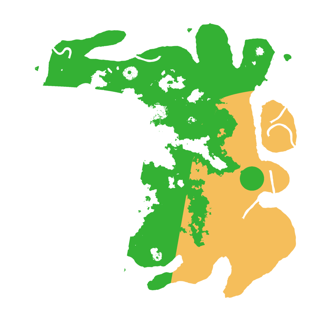Biome Rust Map: Procedural Map, Size: 3500, Seed: 828138965